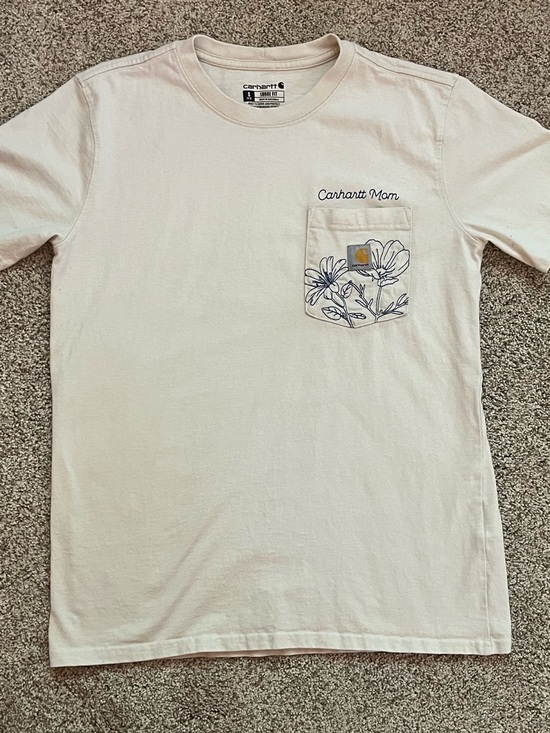 Carhartt Tops - Carhartt Mom Floral Pocket T-Shirt